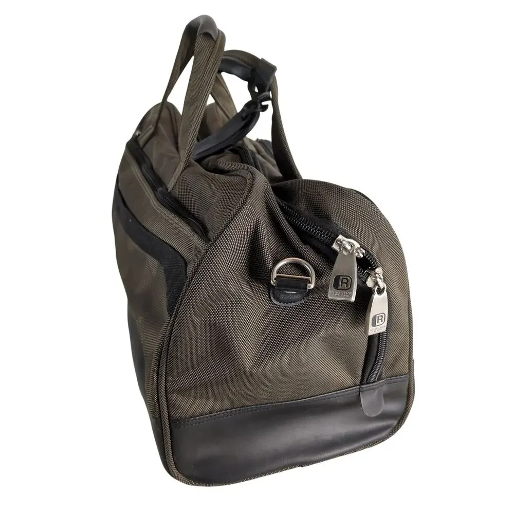 Kenneth Cole Reaction Brown Travel Luggage Duffle Bag Carry-On 19x11x10